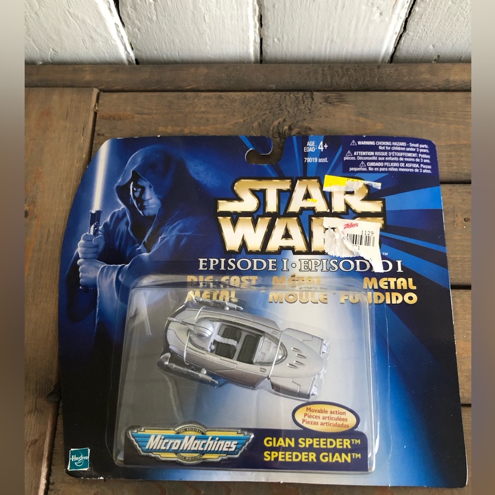 Star Wars Episode I Backer Card - Orange, Blue, Black